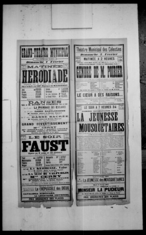 Gendre de monsieur Poirier (Le) : comédie en quatre actes. Auteurs : Emile Augier et Julien Sandeau. (Théâtre des Célestins).