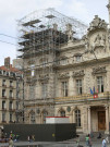 Hôtel-de-Ville, travaux de la facade.