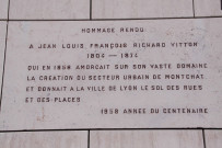 Gravure dédiée à Jean-Louis François Richard-Vitton.