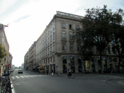 Angle de la rue de la Barre et de la place Bellecour.