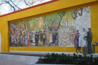 Rue Georges-Gouy, fresque de Diego Rivera.