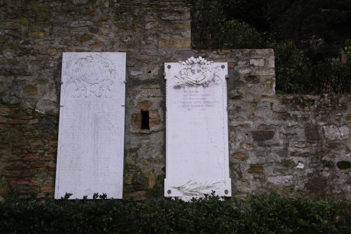Plaques.