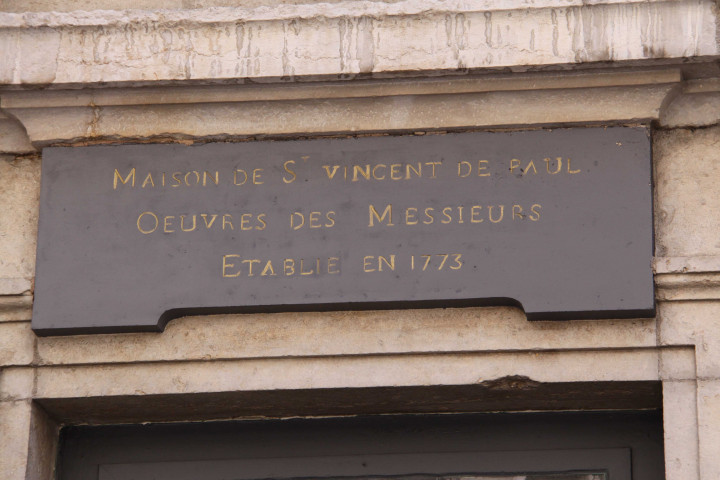 16 rue Bourgelat, institut Saint-Vincent-de-Paul.
