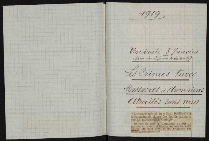 Carnet n°257.