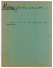 Dossier au nom de Jules Méline.