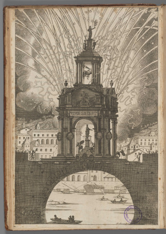 Les réjouissances de la paix, faites dans la ville de Lyon le 20 mars 1660