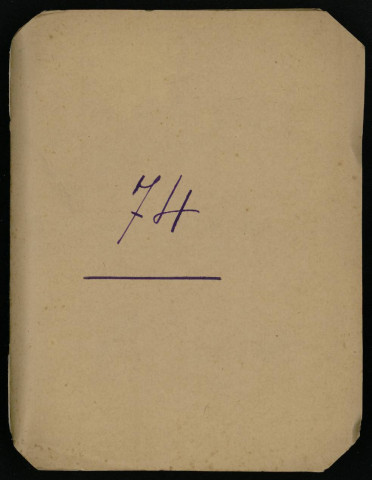 Carnet n°74.