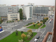 Angle de la rue Marc-Bloch, de la rue de la Madeleine, de la rue Chevreul et de la rue Garibaldi, vue prise depuis le 92 rue Chevreul.