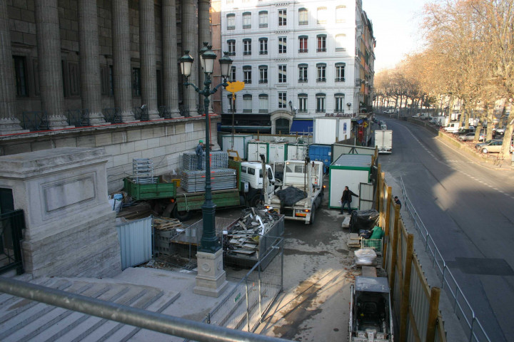 Rénovation du palais-de-justice.