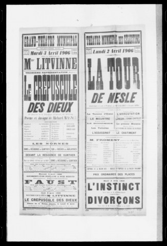 Tour de Nesle (La) : grand drame en cinq actes et neuf tableaux. Auteurs : Alexandre Dumas et Frédéric Gaillardet.