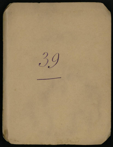 Carnet n°39.