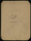 Carnet n°39.
