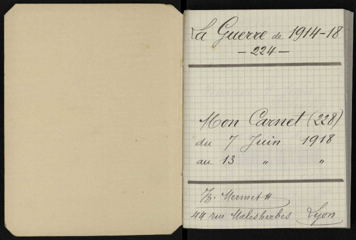 Carnet n°224.