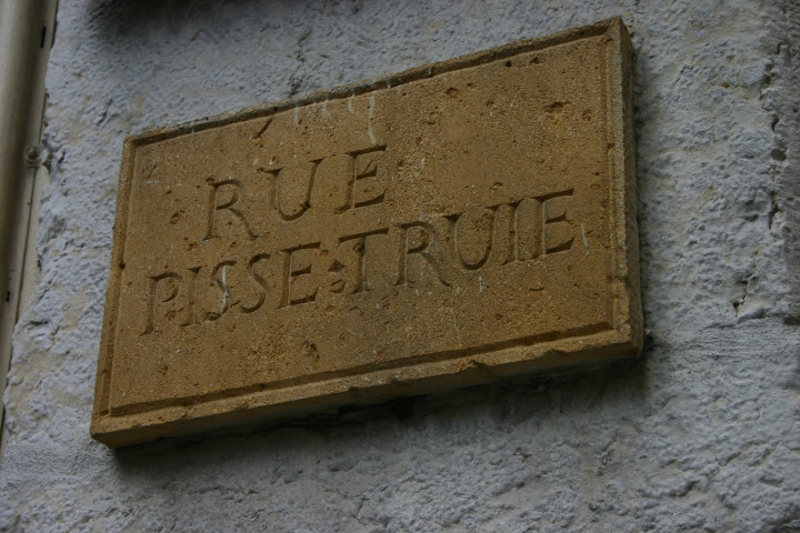 Plaque de rue.