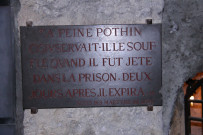 Plaque "actes des martyrs de Lyon".