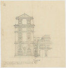 Façade du projet modifié, B.