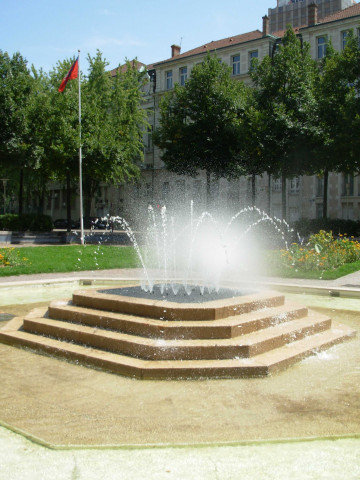 Jet d'eau.