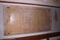 Plaque mémoriale.