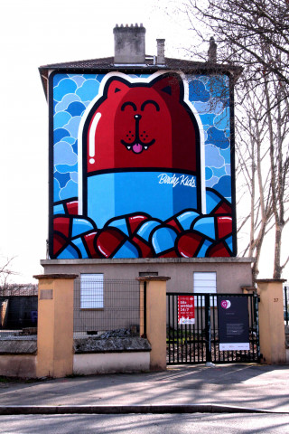 Mur peint.