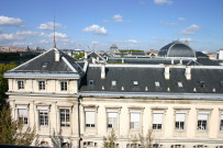 Université Lumière Lyon 2, vue prise depuis le sommet de l'hôpital.