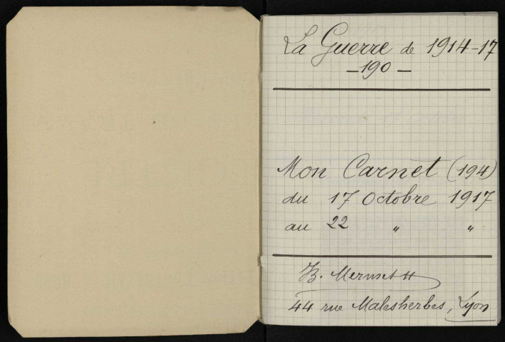 Carnet n°190.