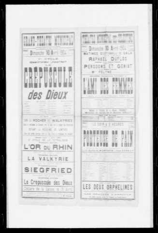 Ami des femmes (L') : comédie en cinq actes. Représentation de gala. Auteur : Alexandre Dumas.