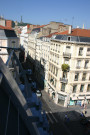 Place des Cordeliers, rue de la République et rue Grenette, vue prise depuis le sommet du magasin Monoprix Cordeliers.