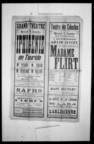 Madame flirt : comédie en quatre actes. Auteurs : Paul Gavault et Georges Berr. (Théâtre des Célestins).