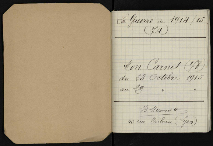 Carnet n°74.