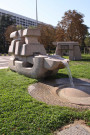 Square Compas-Raison, sculpture de Serge Boyer.