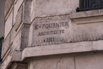 Signature d'architecte, E. Fournier.