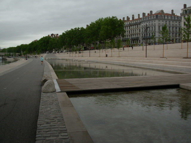 Vue des berges.