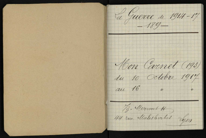 Carnet n°189.
