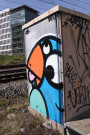 Vers Fort Montluc ligne SNCF, "Birdy" de Knar.