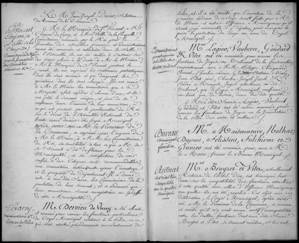 Séances du 14 avril au 4 octobre 1790.