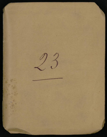 Carnet n°23.
