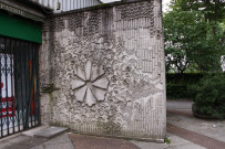Station du tramway, œuvre de Denis Morog.