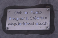 Sculpture de Christian Puaux, plaque.