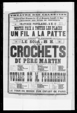 Voyage de monsieur Perrichon (Le) : comédie en quatre actes. Auteurs : Eugène Labiche et Edouard Martin.