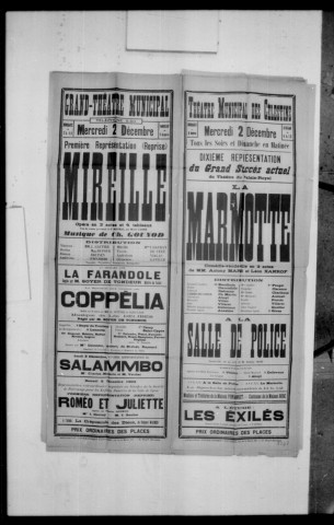 Marmotte (La) : comédie-vaudeville en trois actes. Auteurs : Antony Mars et Léon Xanrof. (Théâtre des Célestins).