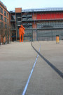 Esplanade Salle 3000, "A contre courant" de François Morellet.