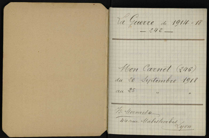 Carnet n°242.