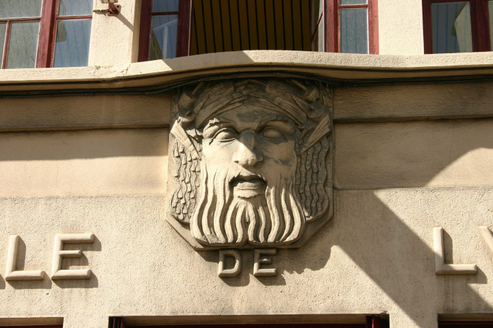 215 rue Paul-Bert, mascaron.