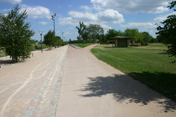 Parc de Gerland, vues générales.