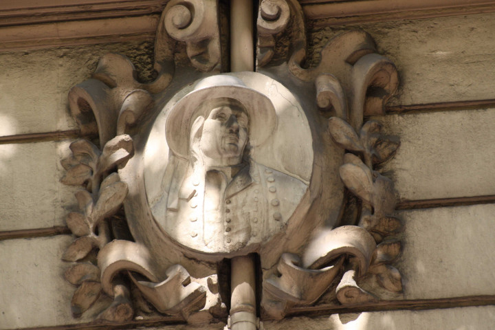 93 boulevard des Belges, détail de la façade.
