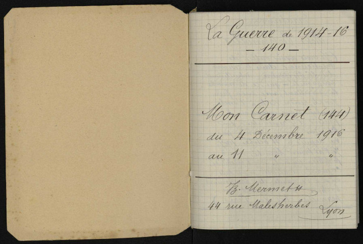 Carnet n°140.