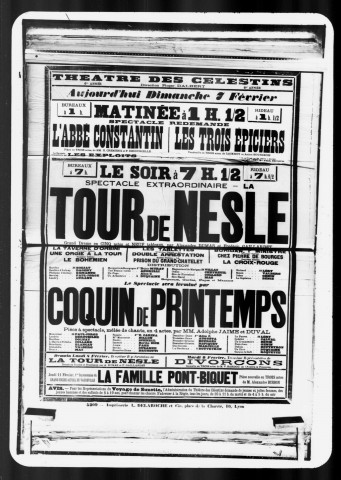 Tour de Nesle (La) : grand drame en cinq actes et neuf tableaux. Auteurs : Alexandre Dumas et Frédéric Gaillardet.