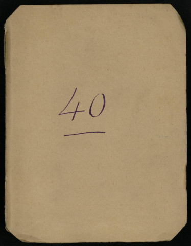Carnet n°40.