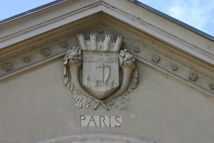 Armoiries de Paris, Dijon, Mâcon, Lyon, Valence, Avignon, Marseille.