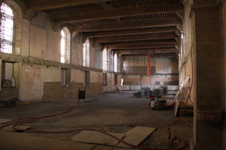 Visite de chantier, Petit-Dôme.